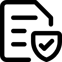 Nda Contract Document Icon from Core Line Set