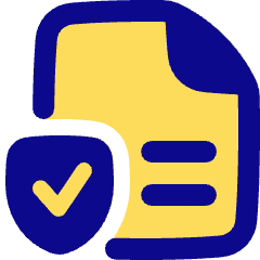 Nda Contract Document Icon from Plump Pop Set