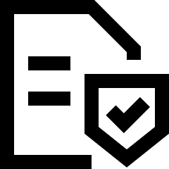 Nda Contract Document Icon from Sharp Line Set