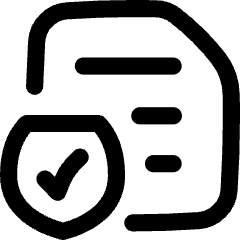 Nda Contract Document Icon from Flex Line Set