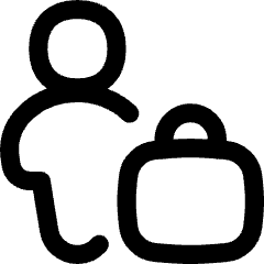 Office Worker Icon from Flex Line Set