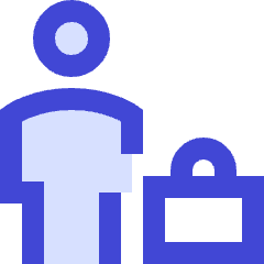 Office Worker Icon from Sharp Duo Set