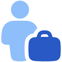 Office Worker Icon from Plump Flat Set