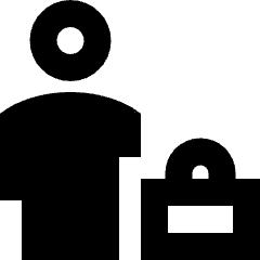 Office Worker Icon from Sharp Remix Set