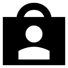 Portfolio Icon from Sharp Solid Set
