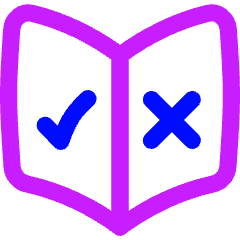 Rules Book Icon from Flex Neon Set