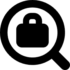 Search Dollar Icon from Core Solid Set