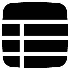 Table Icon from Plump Solid Set