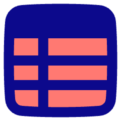 Table Icon from Plump Pop Set