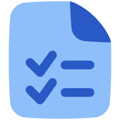 Task List Icon from Plump Flat Set