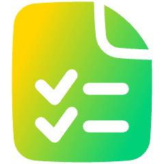 Task List Icon from Plump Gradient Set