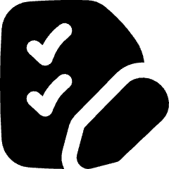 Task List Edit Icon from Flex Solid Set