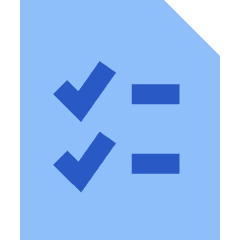Task List Icon from Sharp Flat Set