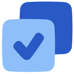 Tasks Projects Icon from Plump Flat Set