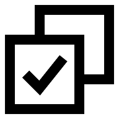 Tasks Projects Icon from Sharp Line Set