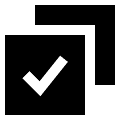 Tasks Projects Icon from Sharp Solid Set