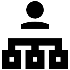 Work Organization Icon from Sharp Remix Set