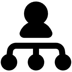 Work Organization Icon from Plump Solid Set