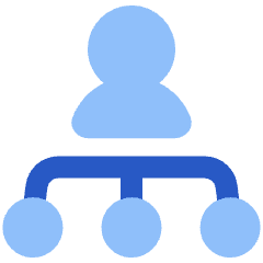 Work Organization Icon from Plump Flat Set