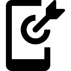 Business Target Mobile Icon from Nova Solid Set