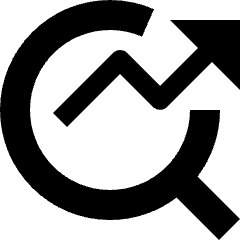 Searchengine Optimization Graph Icon from Nova Solid Set