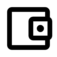 Account Balance Wallet Icon from Rounded Line - Material Pro Set