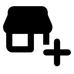 Add Business Fill Icon from Rounded Fill - Streamline Material Set