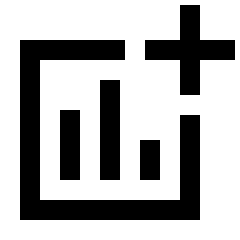 Add Chart Icon from Sharp Line - Streamline Material Set