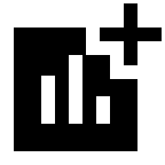 Add Chart Fill Icon from Sharp Fill - Material Pro Set