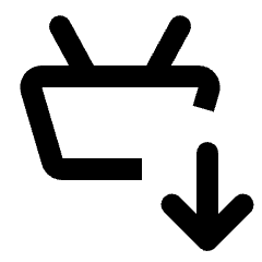 Add Shopping Basket Icon from Rounded Line - Material Pro Set