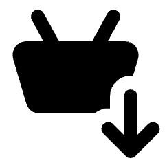 Add Shopping Basket Fill Icon from Rounded Fill - Material Pro Set