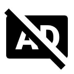 Advertisement Off Fill Icon from Outlined Fill - Streamline Material Set