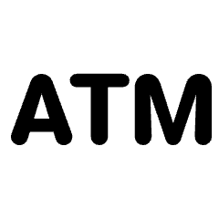 Atm Icon from Rounded Line - Material Pro Set