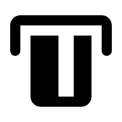 Atm Card Fill Icon from Rounded Fill - Streamline Material Set