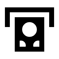 Atm Withdraw Money Fill Icon from Sharp Fill - Material Pro Set