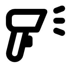 Barcode Reader Icon from Rounded Line - Material Pro Set