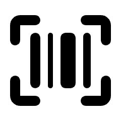 Barcode Scanner Icon from Rounded Line - Streamline Material Set