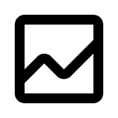 Bid Landscape Icon from Rounded Line - Material Pro Set