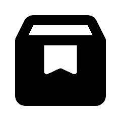 Box Fill Icon from Rounded Fill - Material Pro Set