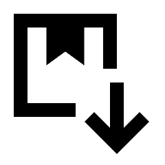 Box Load Icon from Sharp Line - Material Pro Set