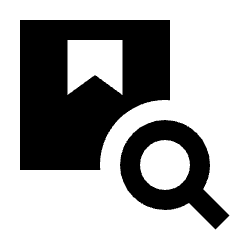 Box Search Fill Icon from Sharp Fill - Material Pro Set