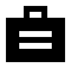 Briefcase Fill Icon from Sharp Fill - Material Pro Set