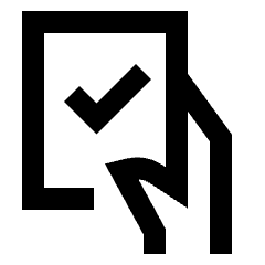 Business Contract Icon from Sharp Line - Material Pro Set