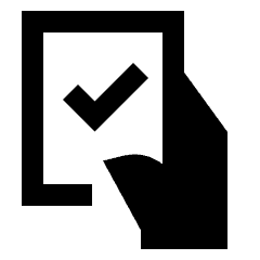 Business Contract Fill Icon from Sharp Fill - Material Pro Set