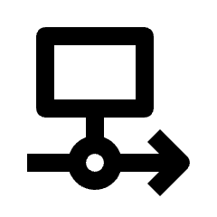 Business Progress Icon from Outlined Line - Material Pro Set