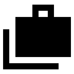 Cases Fill Icon from Sharp Fill - Streamline Material Set