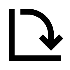 Chart Loss Icon from Sharp Line - Material Pro Set