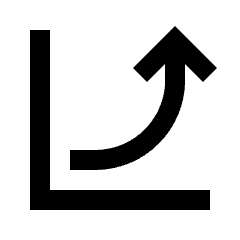 Chart Profit Icon from Sharp Line - Streamline Material Set