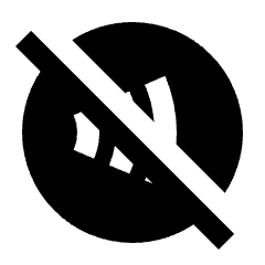 Contactless Off Fill Icon from Sharp Fill - Streamline Material Set