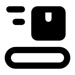 Conveyor Belt Fill Icon from Rounded Fill - Streamline Material Set